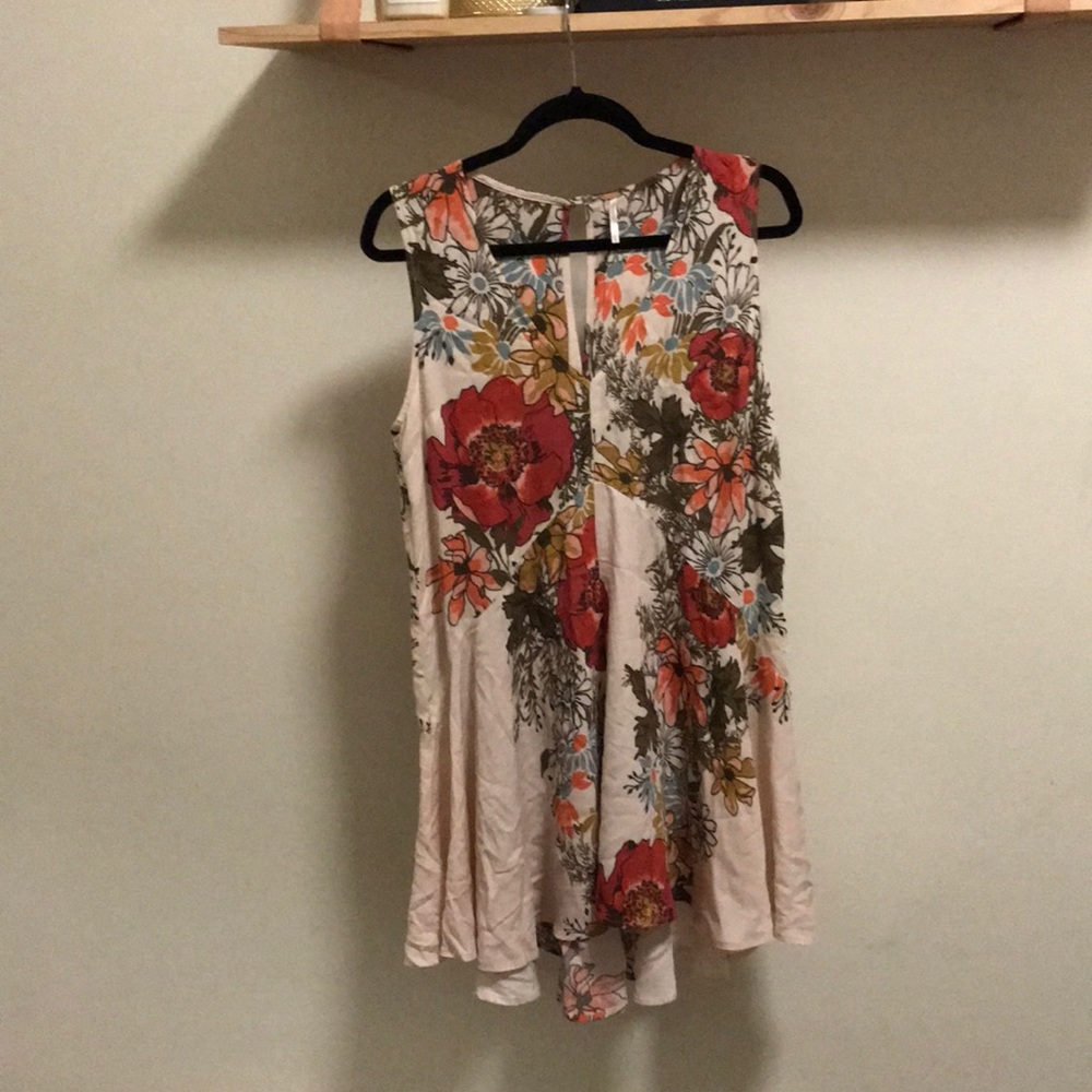 Free People Floral Tank Dress